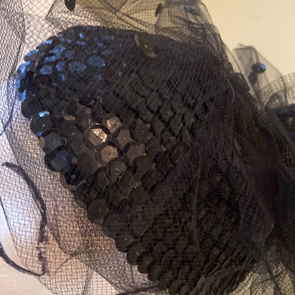 Really Cute Black Sequin Caplet by Whittall & Javits - Picture 6 of 13